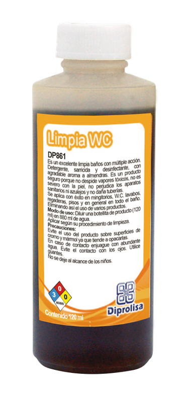 LIMPIA WC PK CON 4  BOTELLAS