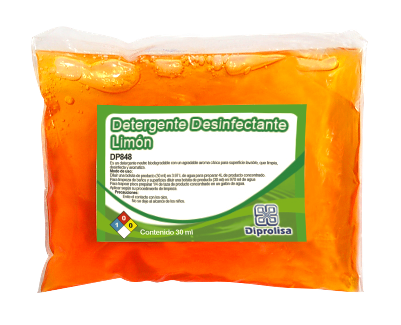MULTIUSOS GERMICIDA AROMA LIMON PK con 10 sobres
