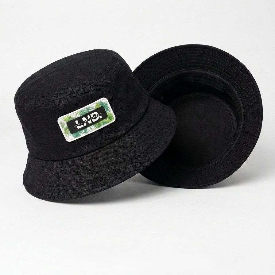 LND Classic Black Bucket Hat