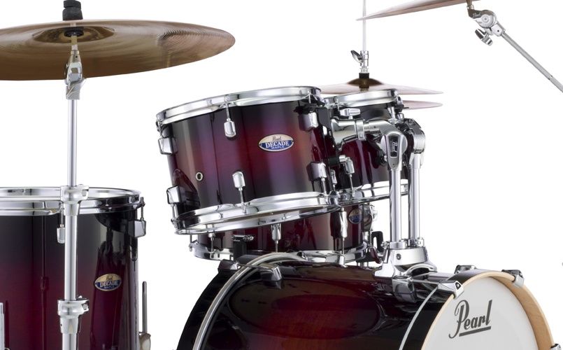Pearl 5pc Decade maple, Colour: #261 Gloss Deep Red Burst