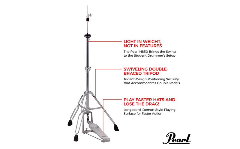 Pearl 830 Series Hi‐hat Stand