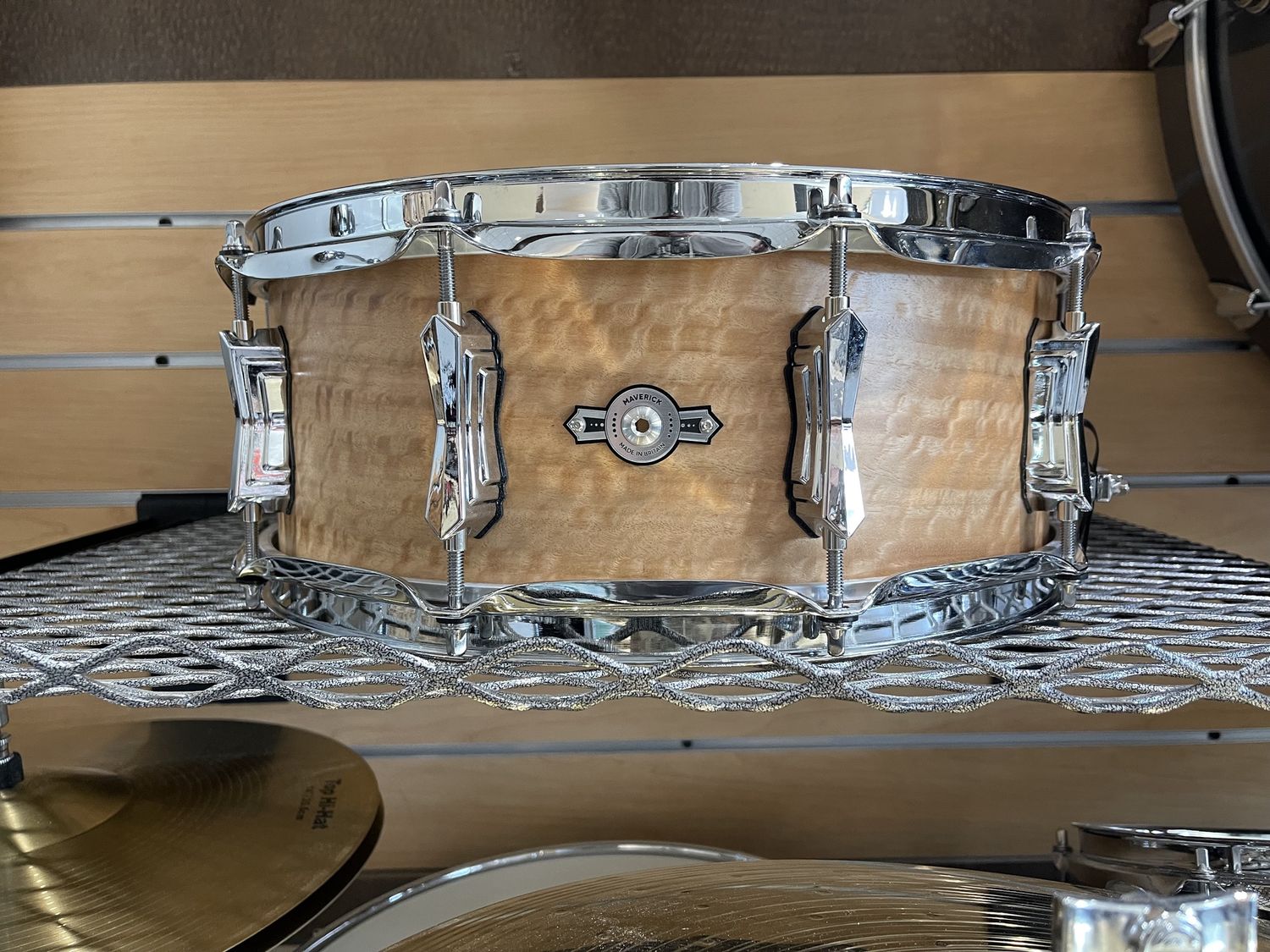 British Drum Maverick Maple Snare Drum