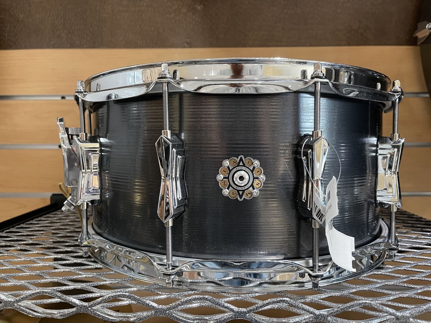 British Drum Talisman 6.5x14&quot; British Spun Steel Snare Drum