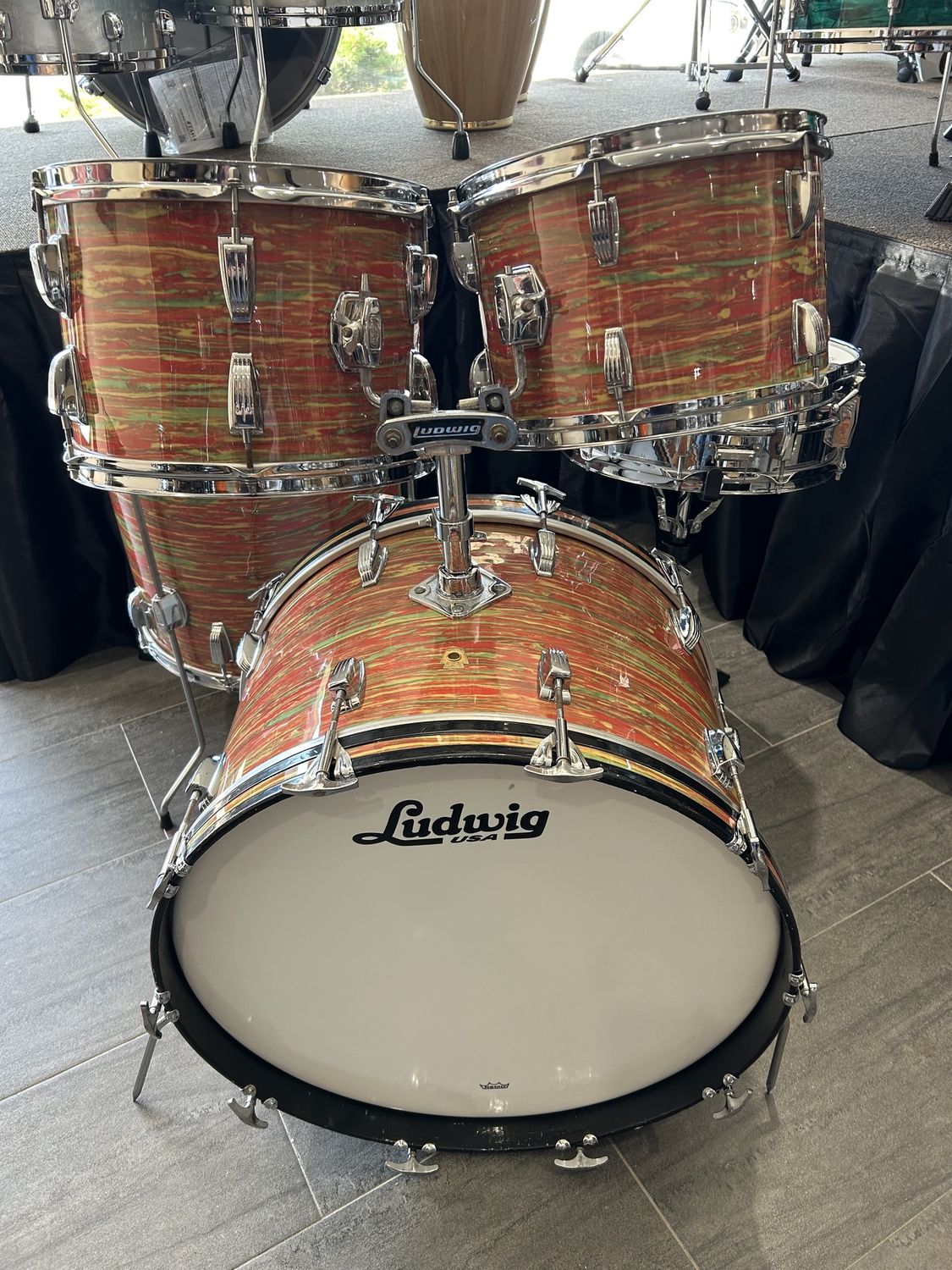 Used Ludwig Mid 60&#39;s Hollywood Citrus Mod Kit