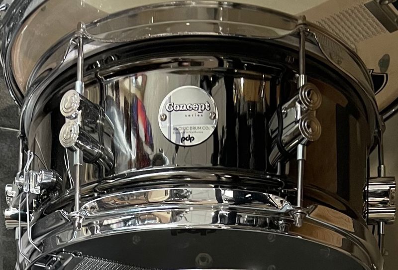 6x12 1mm Black Nickel over Steel with Chrome Hardware