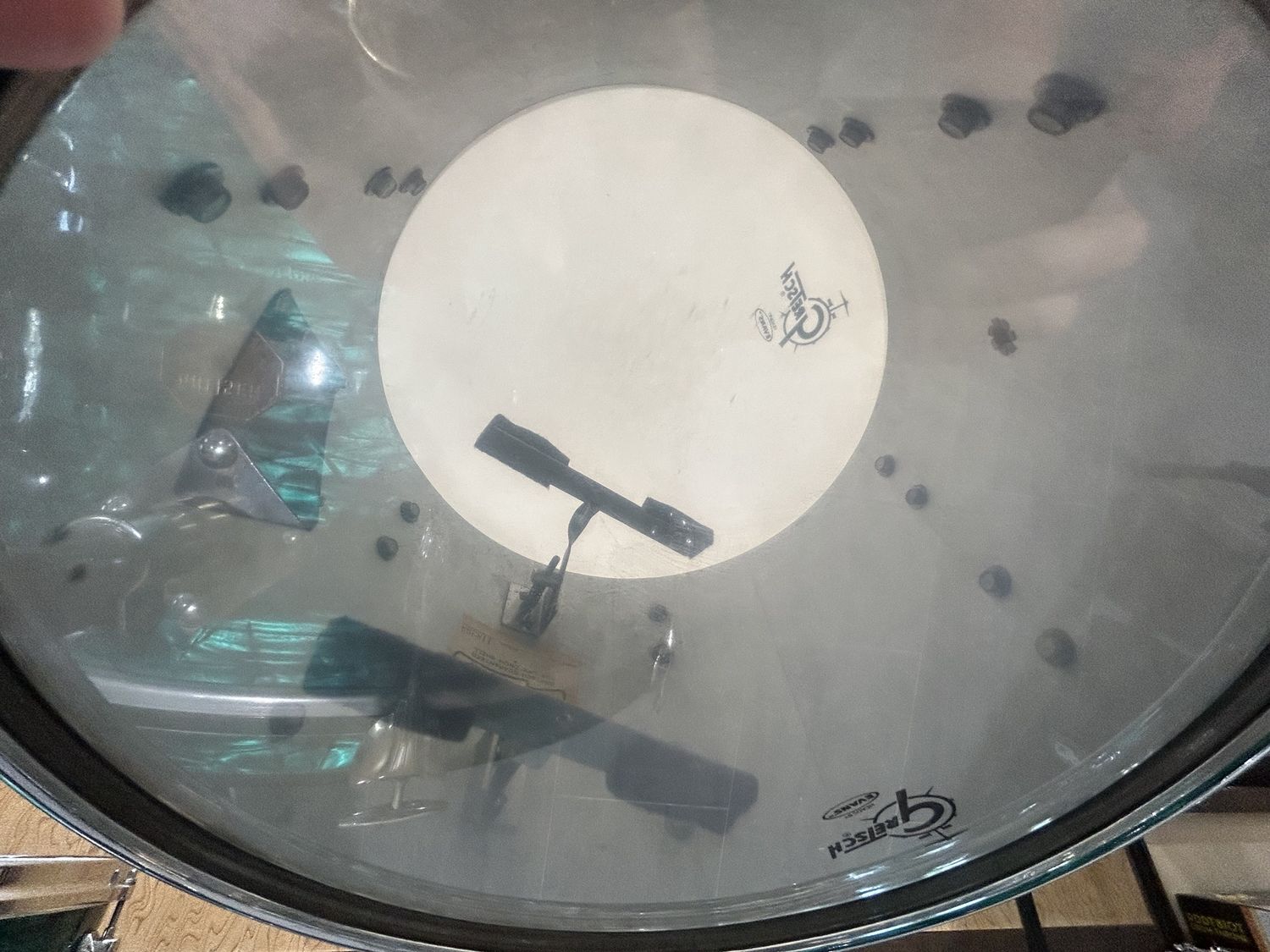 Used Gretsch 3pc Stop Sign Emerald Pearl