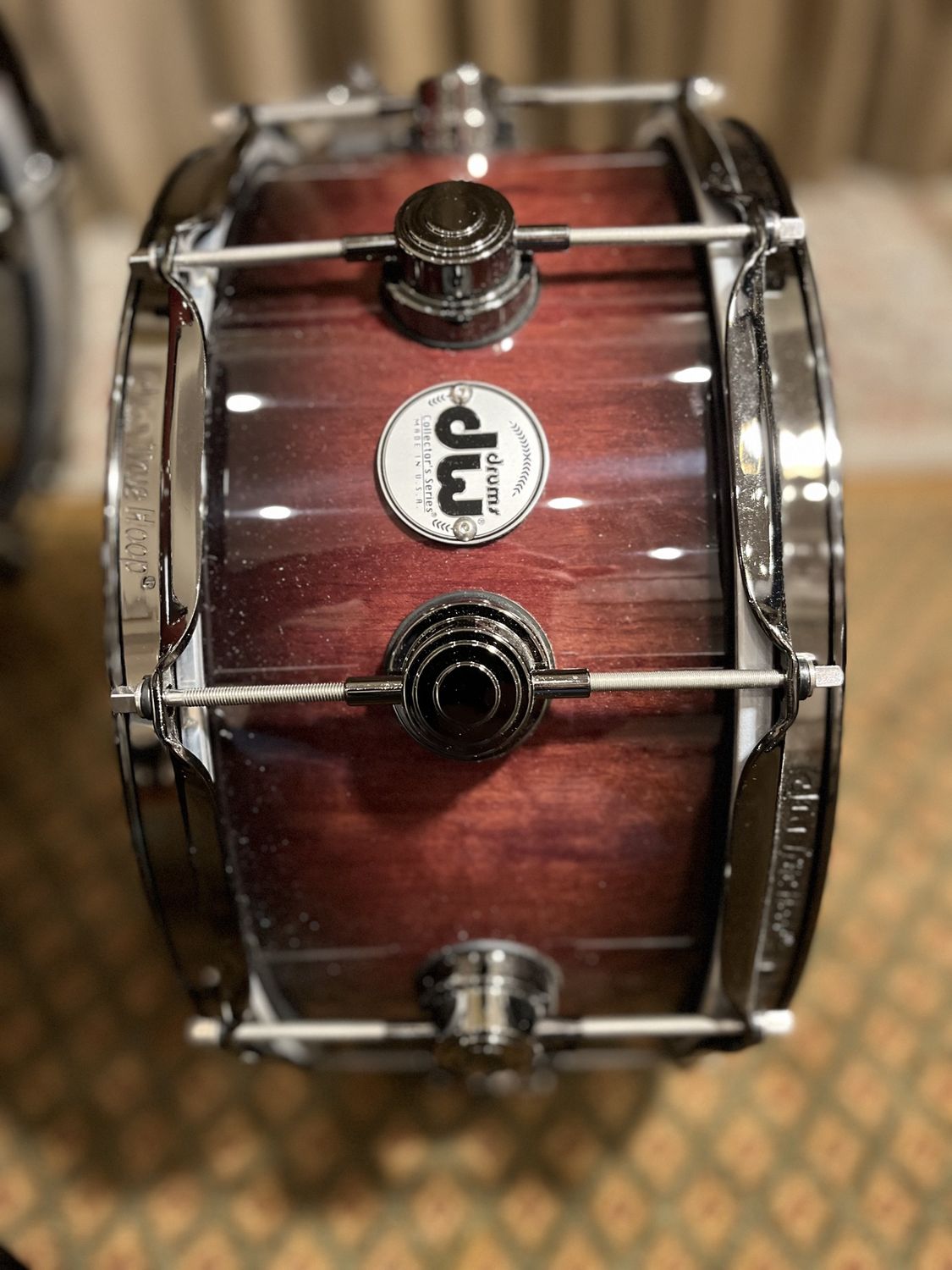 Used DW 7 Pc Purple Heart Collectors Series Drum Set