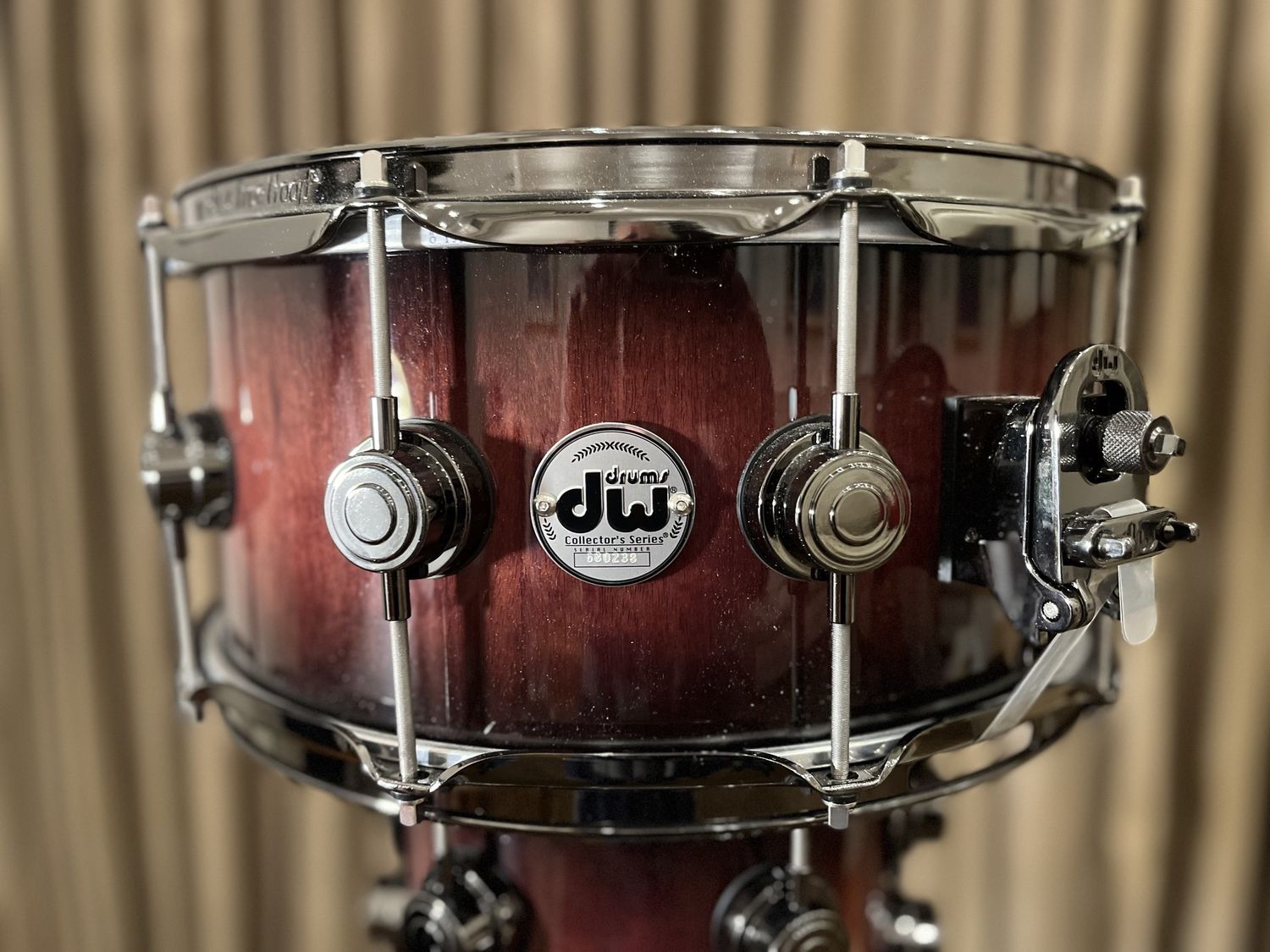 Used DW 7 Pc Purple Heart Collectors Series Drum Set