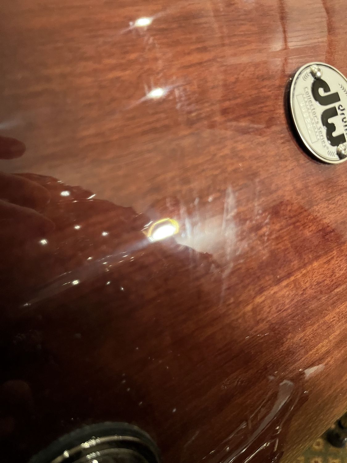 Used DW 7 Pc Purple Heart Collectors Series Drum Set