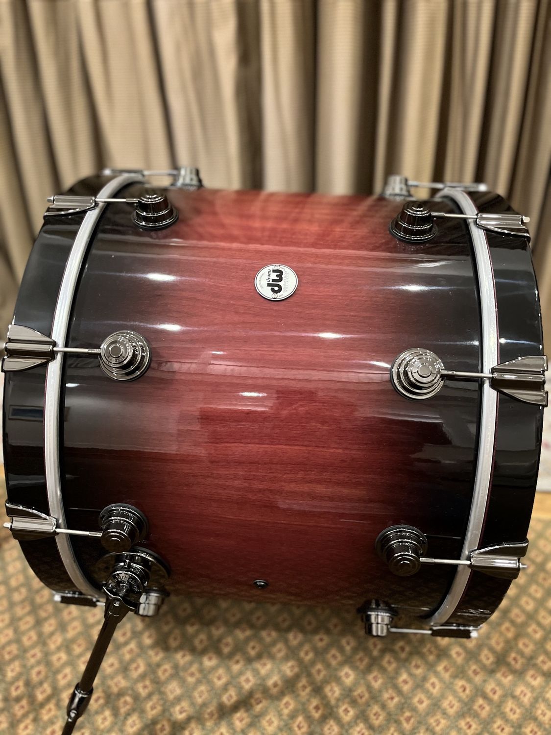 Used DW 7 Pc Purple Heart Collectors Series Drum Set