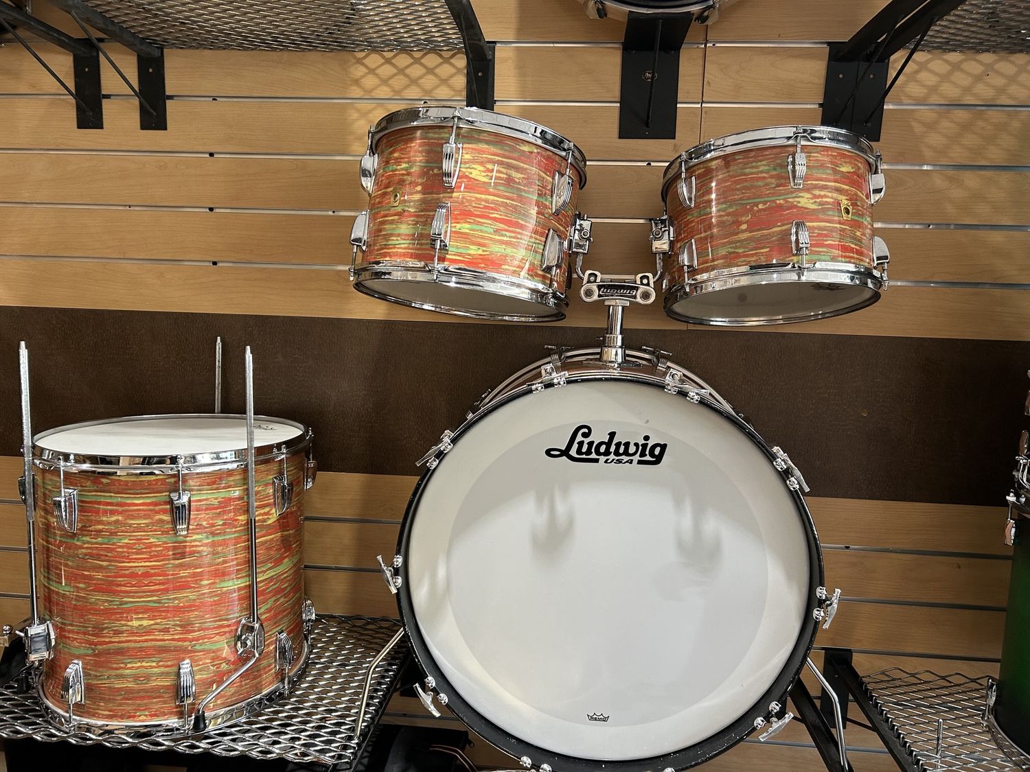 Used Ludwig Mid 60&#39;s Hollywood Citrus Mod Kit