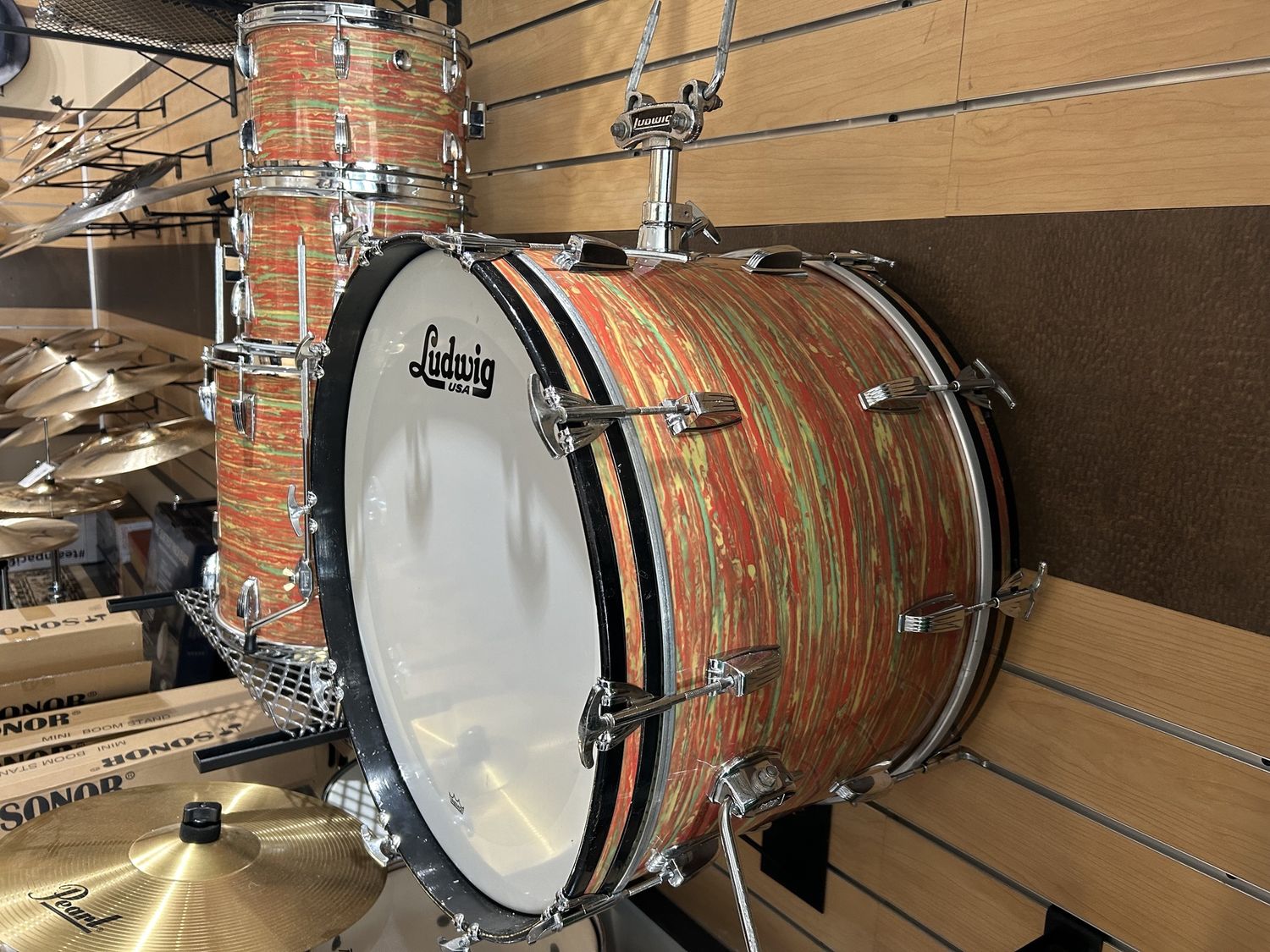 Used Ludwig Mid 60&#39;s Hollywood Citrus Mod Kit