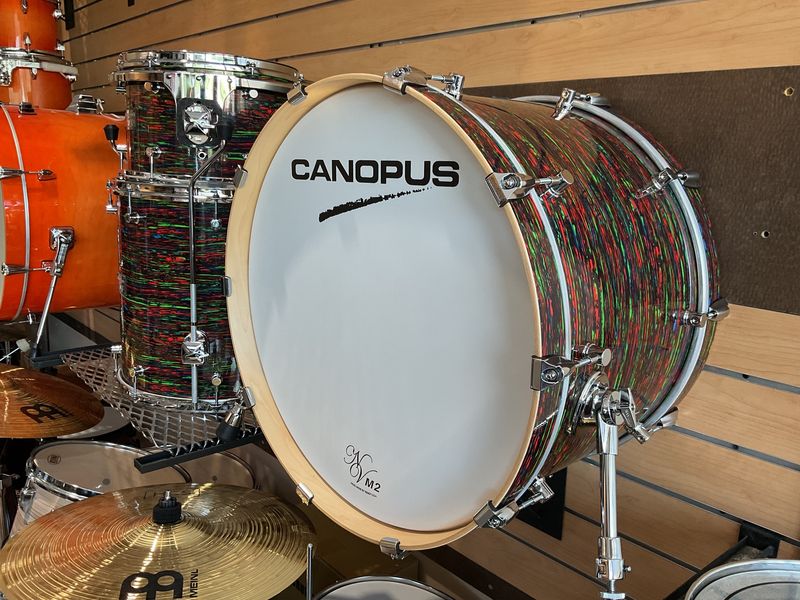 Canopus NV60-M2 Neo Vintage 3pc Mahogany/Poplar Pschedelic Red