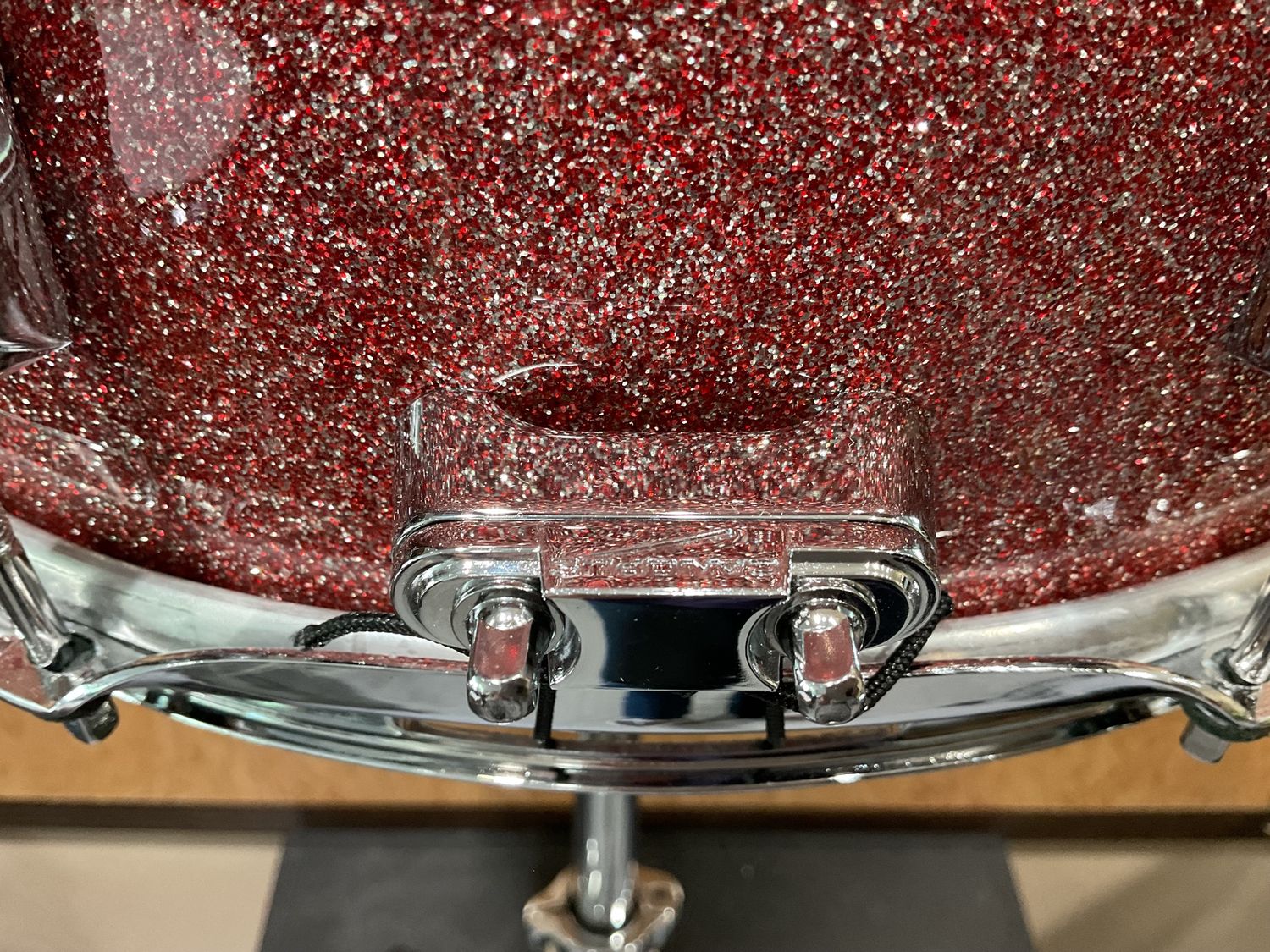 Canopus Yaiba2 Birch Snare Drum Rose Sparkle Lacquer 6.5x14