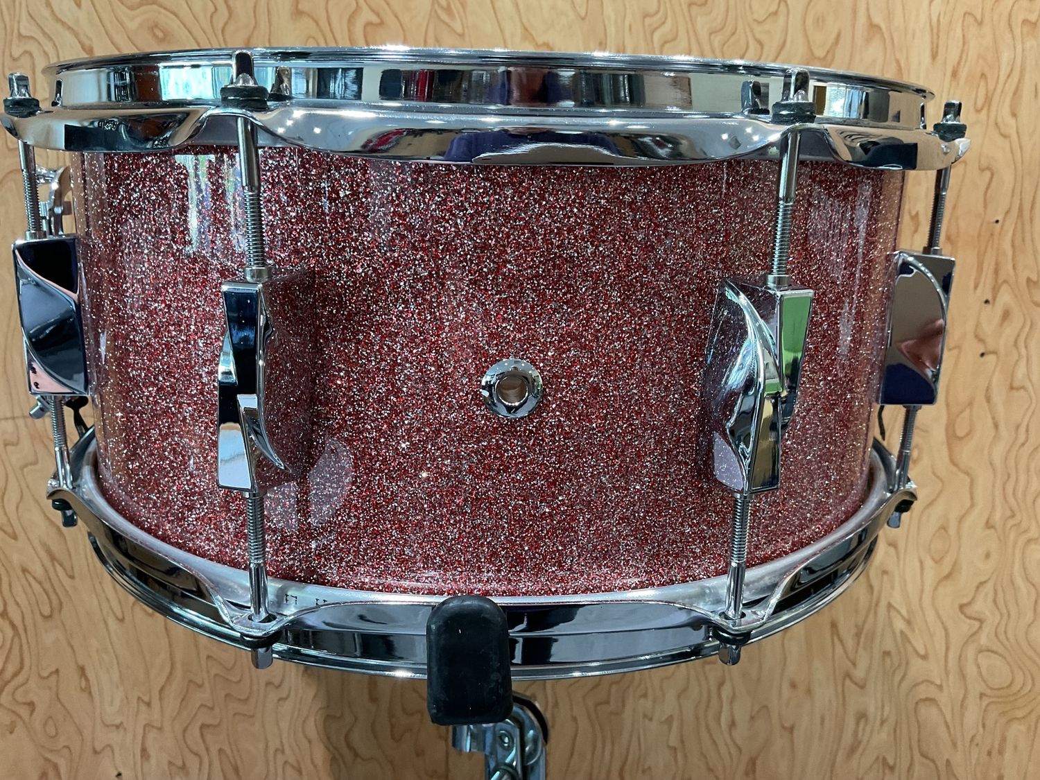 Canopus Yaiba2 Birch Snare Drum Rose Sparkle Lacquer 6.5x14