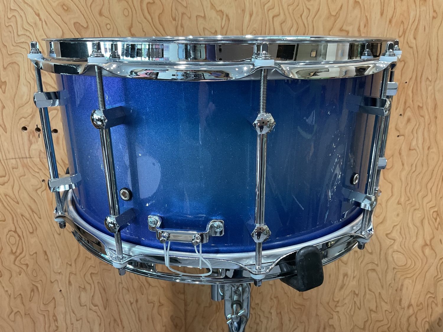 Noble &amp; Cooley 7x14 Horizon Snare Drum Blue Metallic Silverburst