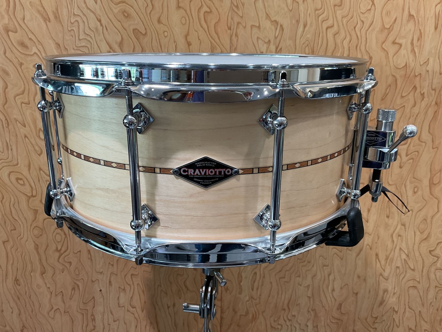 Craviotto 6.5 x14&quot; Solid Maple Shell Snare Drum