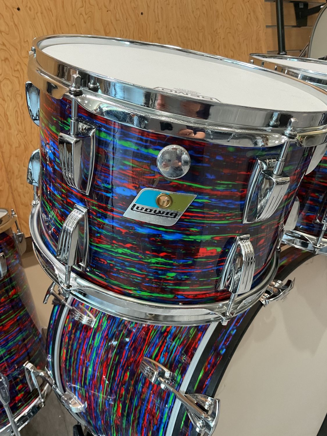 Used 1970’s Ludwig 1970s Classic Maple Hollywood 5 pc Drum Set
