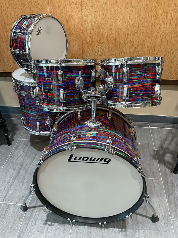 Used 1970’s Ludwig 1970s Classic Maple Hollywood 5 pc Drum Set
