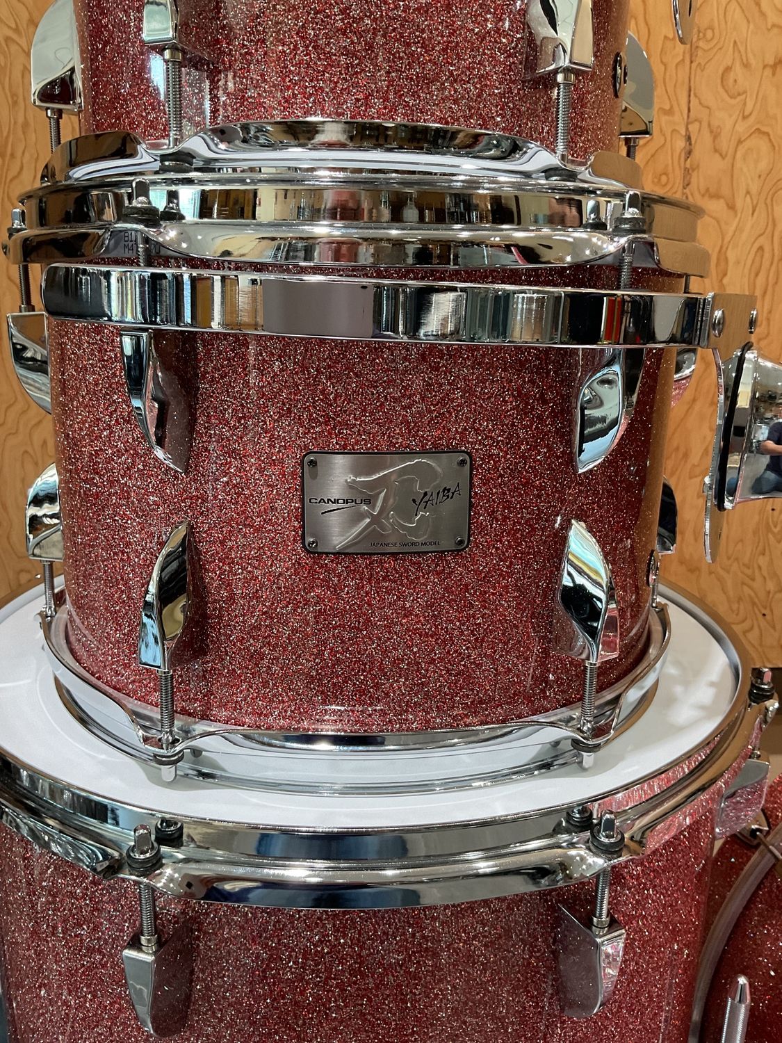Canopus Yaiba2 Groove Kit Rose Sparkle Lacquer