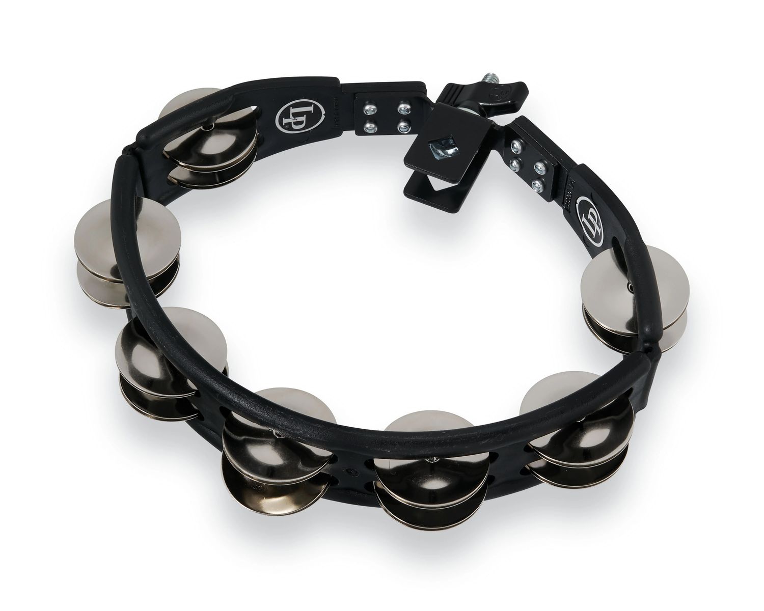 CYCLOPS MOUNTED TAMBOURINE BLACK STEEL
