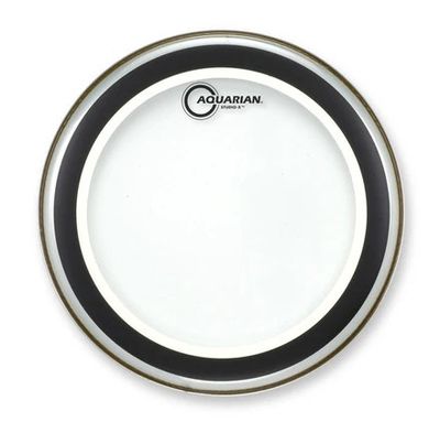 Aquarian 10" Studio-X Clear 10mil Single Ply Drumhead with X Ring