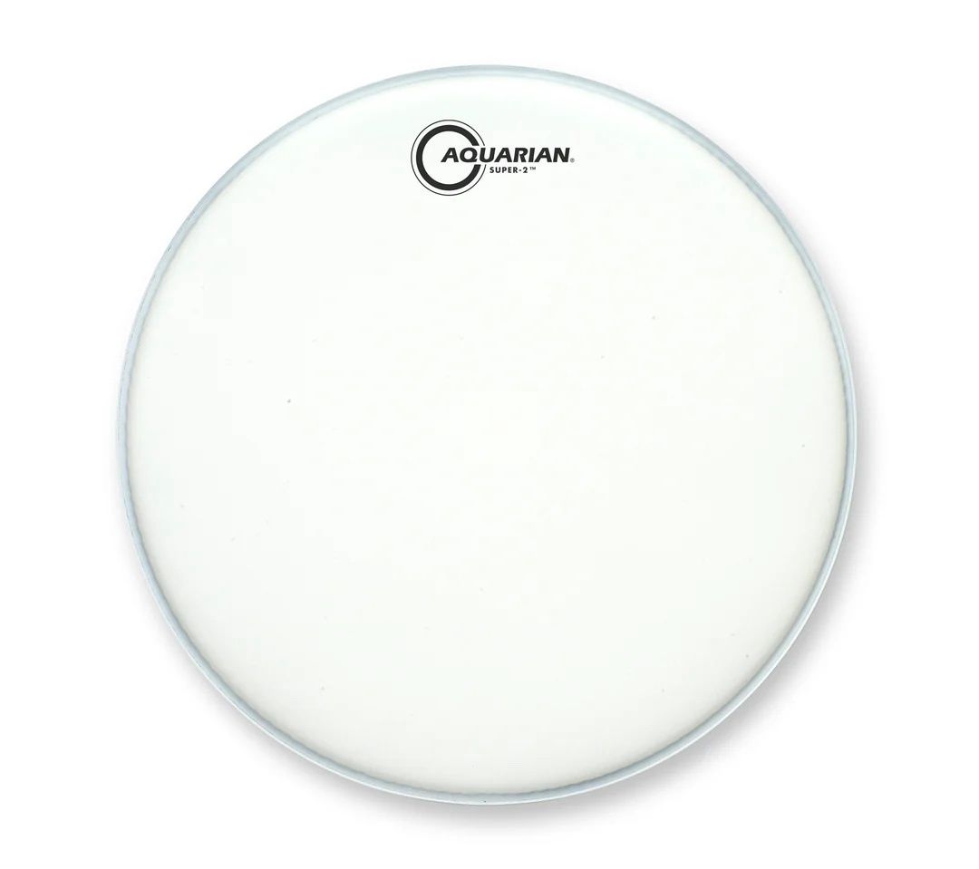 13&quot; Super-2 White Texture Coated 5/7 Double Ply Drumhead