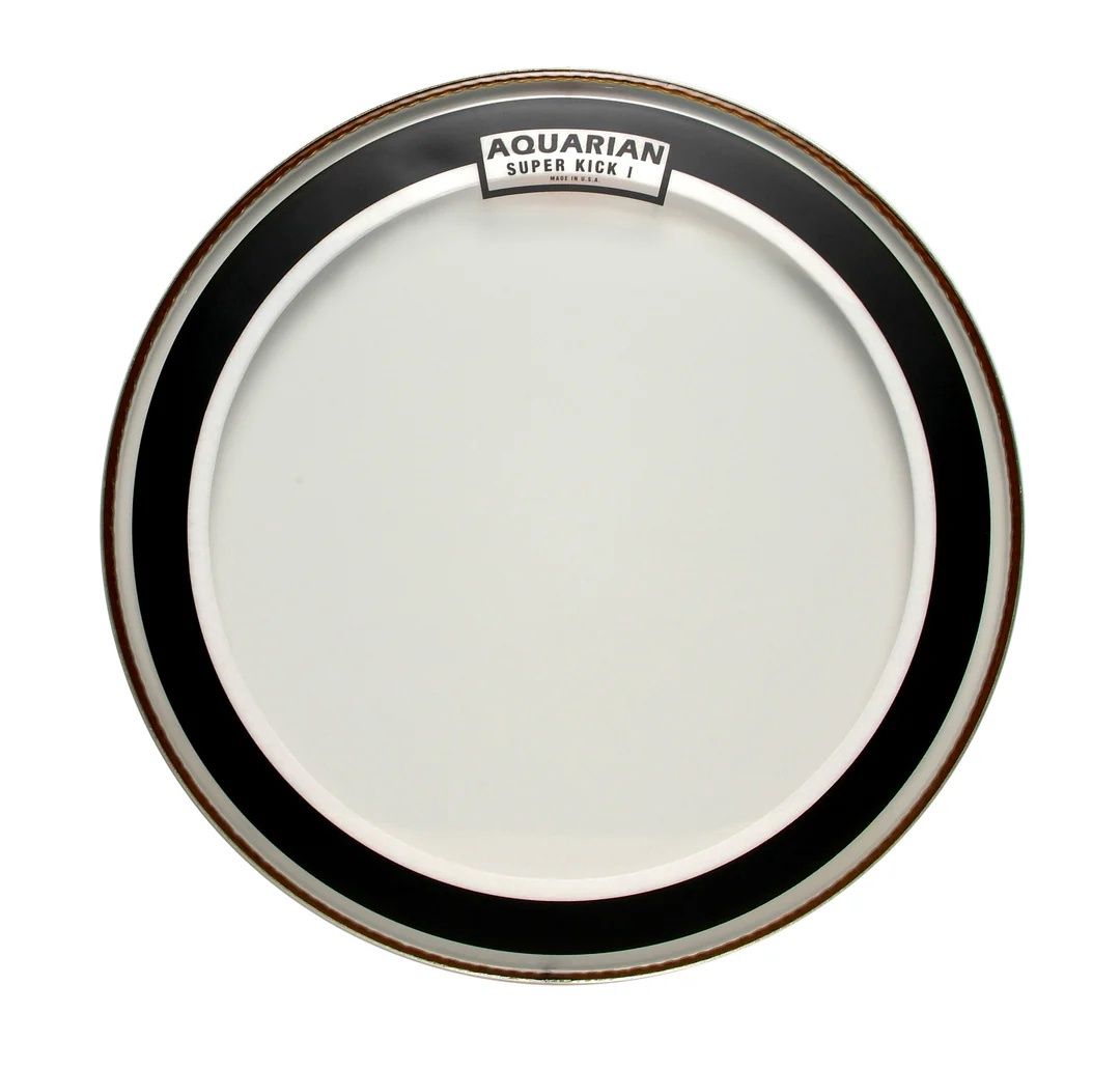 18&quot; Superkick I, Clear 10mil Single Ply Bass Drumhead with Floating SK Muffle Ring