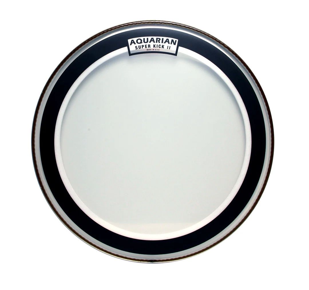 22&quot; Superkick I, Clear 10mil Single Ply Bass Drumhead with Floating SK Muffle Ring