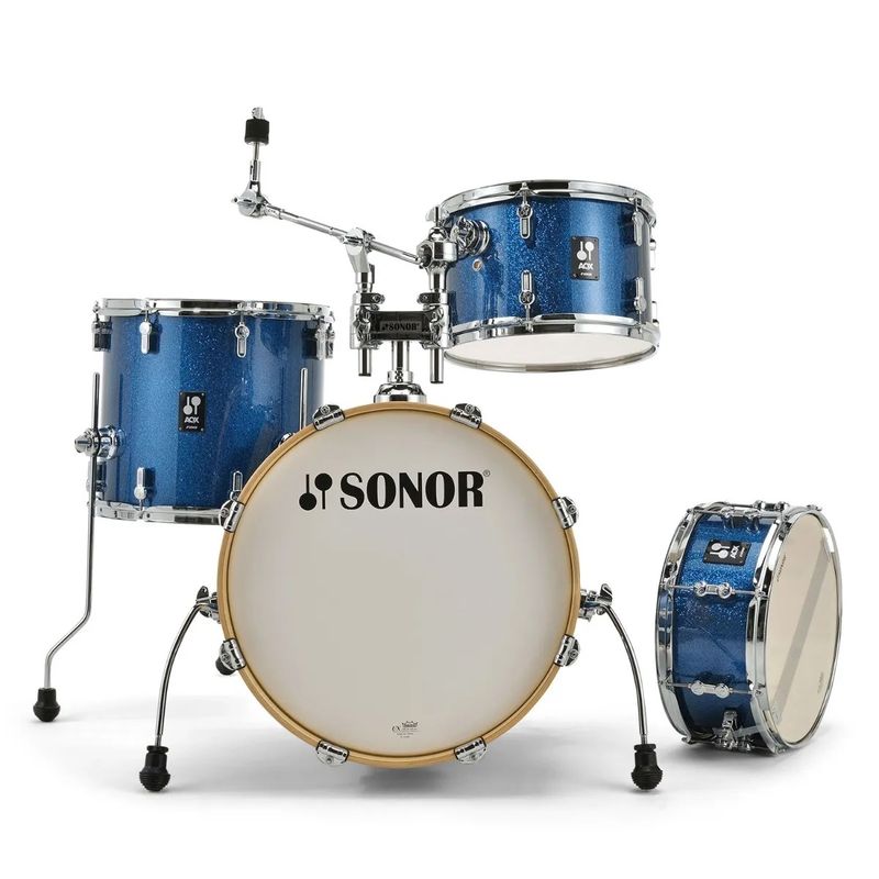 4PC AQX Jazz drum set Blue ocean