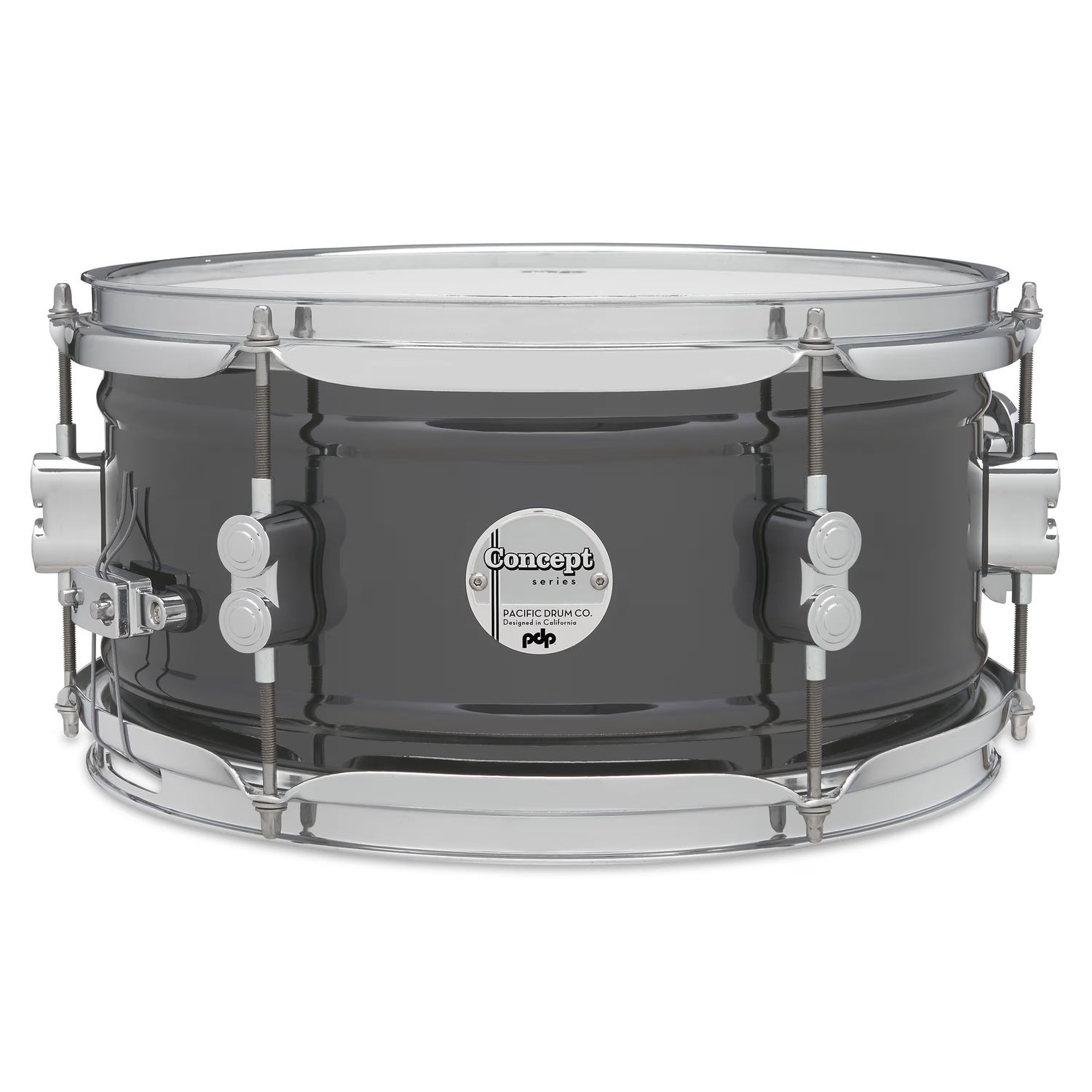 6x12 1mm Black Nickel over Steel with Chrome Hardware