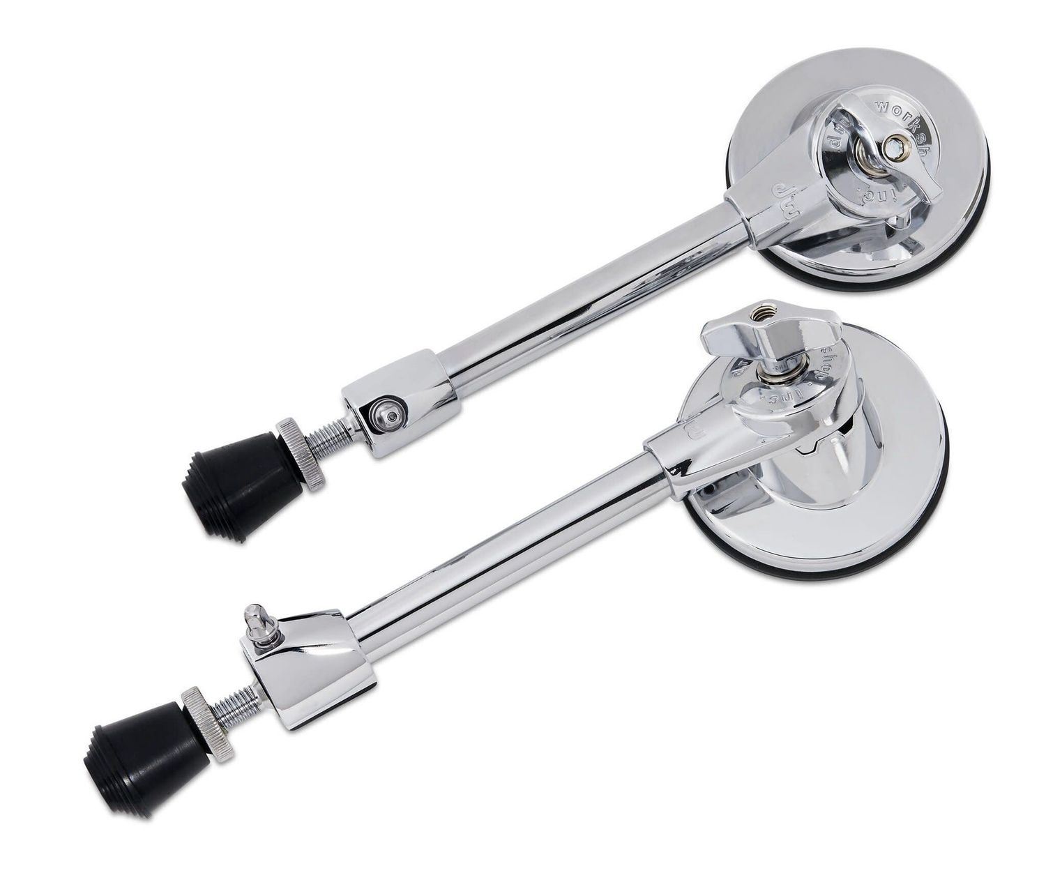BASS DRUM SPUR SET (PAIR) - CHROME