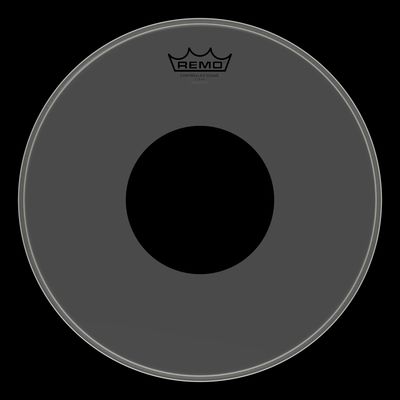 **Special Order**, Batter, CONTROLLED SOUND®, Clear, 6" Diameter, BLACK DOT™ On Top