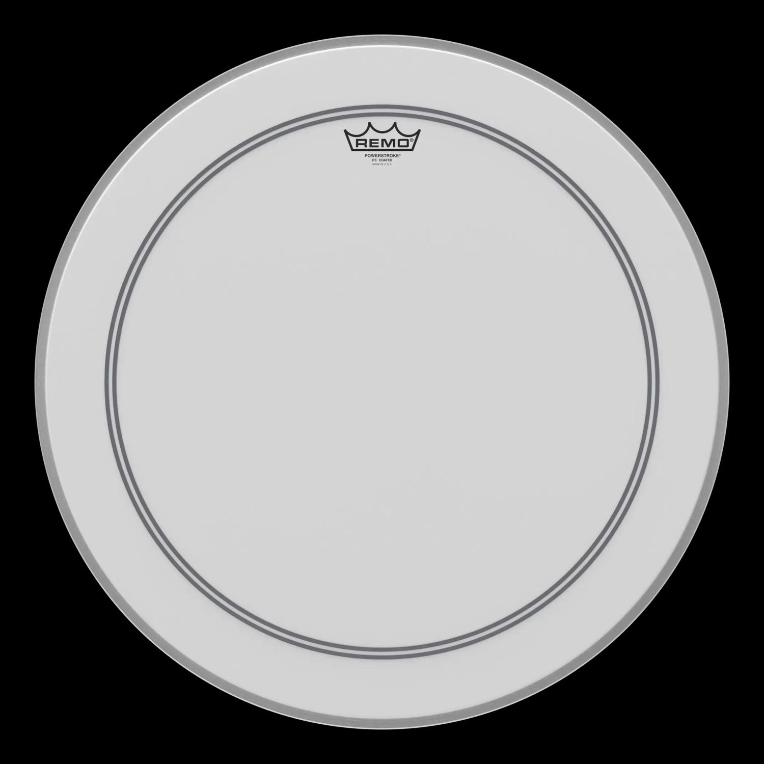 Bass, POWERSTROKE® 3, Coated, 18&quot; Diameter, 2-1/2&quot; Impact Patch