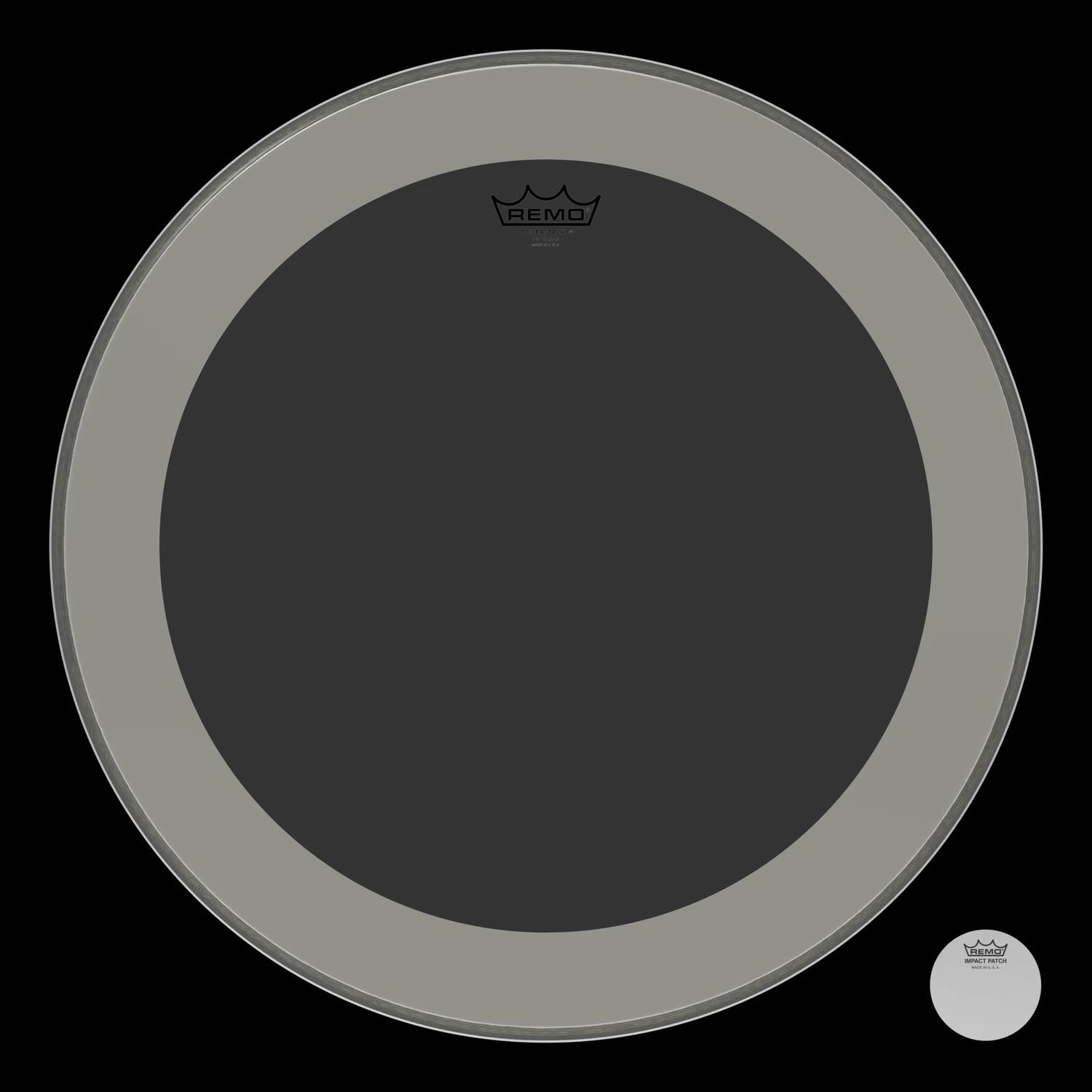 Bass, POWERSTROKE® 4, Clear, 20&quot; Diameter, With Impact Patch