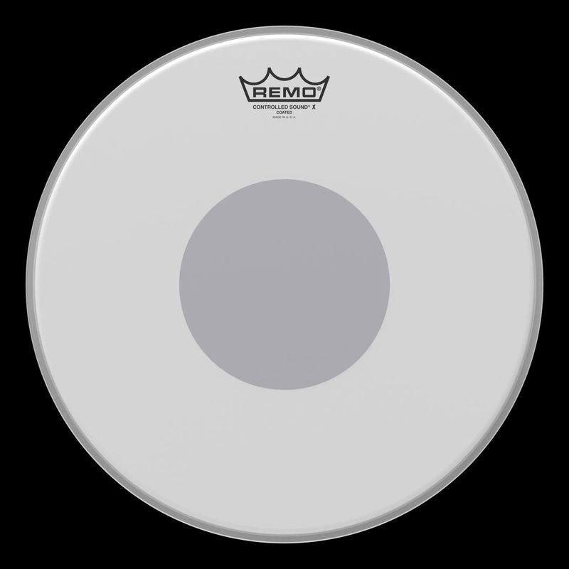 Batter, CONTROLLED SOUND® X, Coated, 13" Diameter, BLACK DOT™ On Bottom