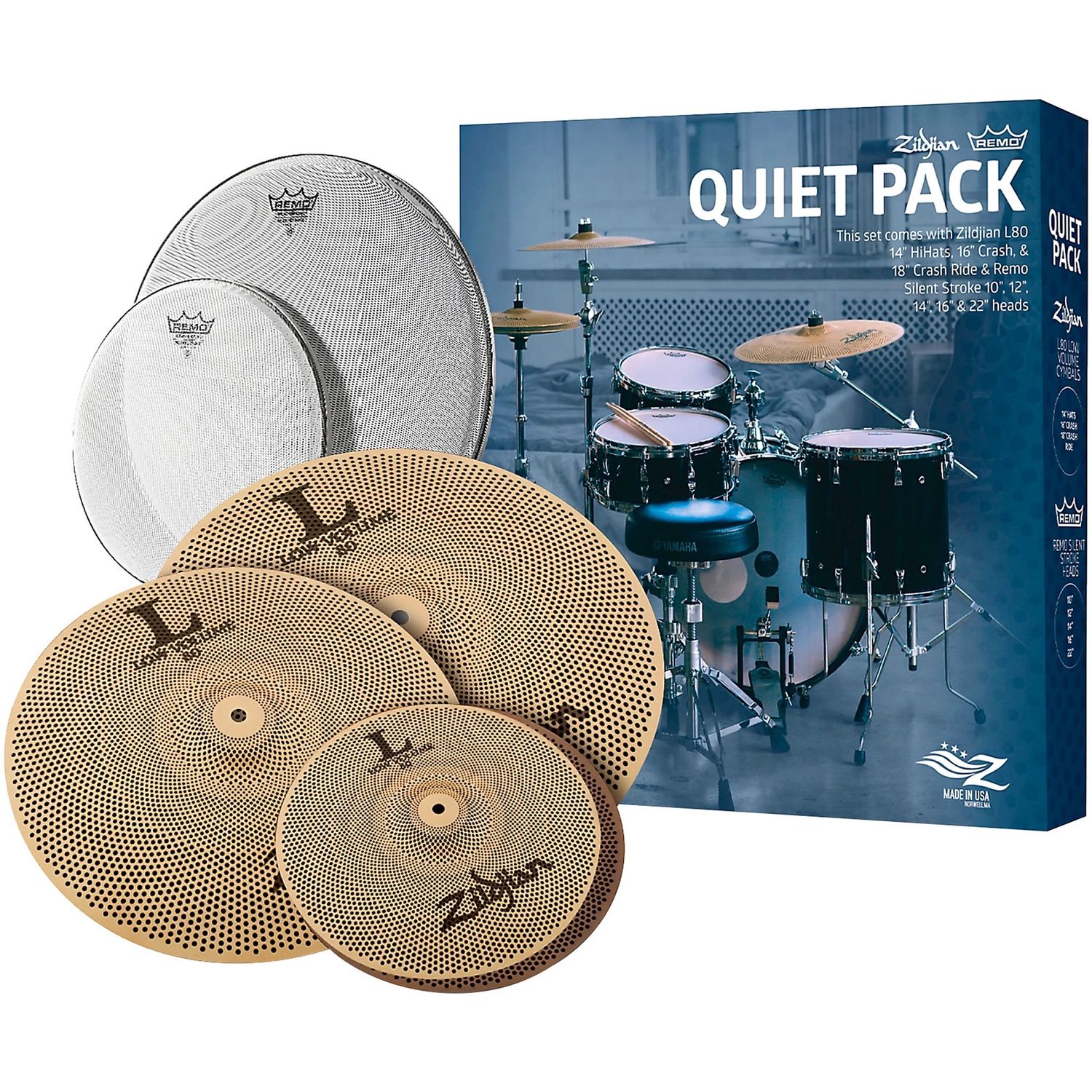L80 Low Volume Quiet Pack with Remo Heads