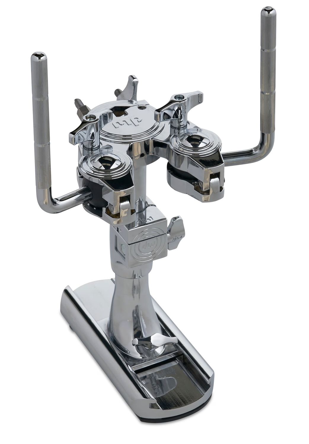 DW 9900BD BASS DRUM DOUBLE TOM MOUNT, CHROME