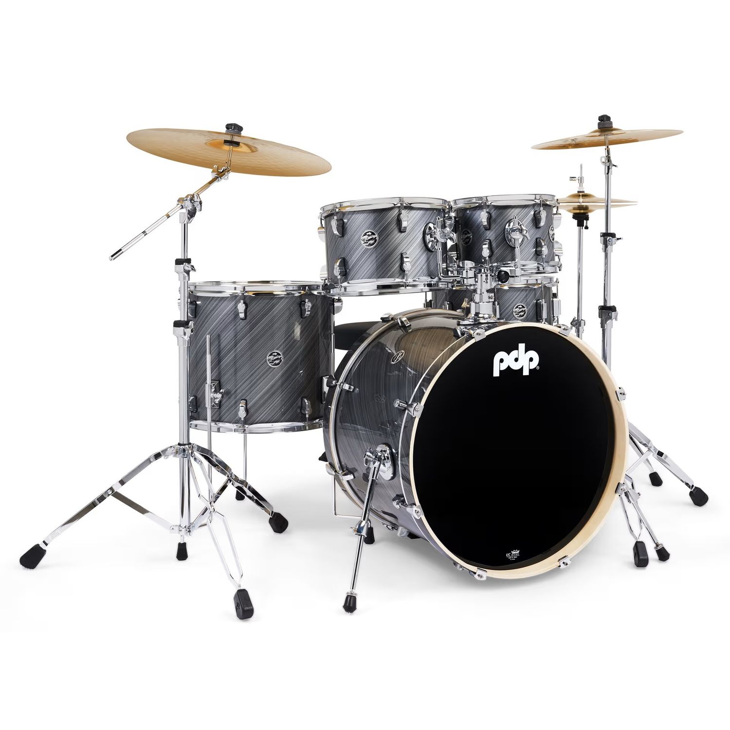 PDP Mainstage 5pc w/HW, Paiste Cym, Throne, TW Graphite