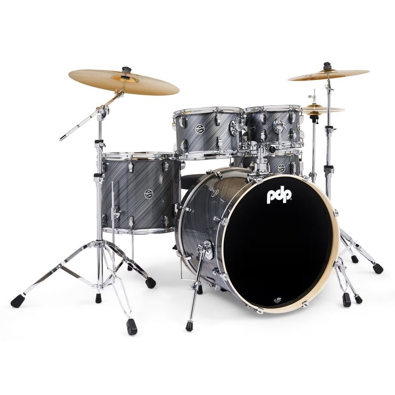 PDP Mainstage 5pc w/HW, Paiste Cym, Throne, TW Graphite