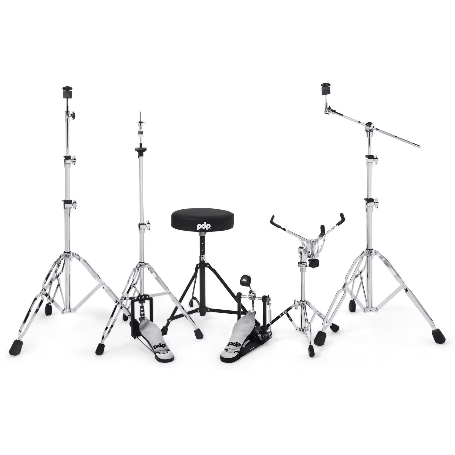 PDP Mainstage 5pc w/HW, Paiste Cym, Throne, TW Graphite