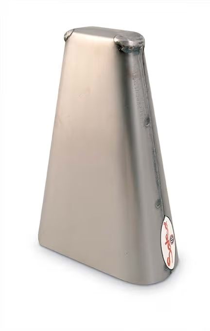 SALSA COWBELL BELL LOW 8IN HAND HELD BRUSHED STEEL