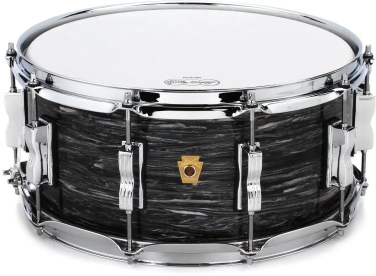 Ludwig Legacy Mahogany 6.5x14&quot; Snare Drum Blk Oyster