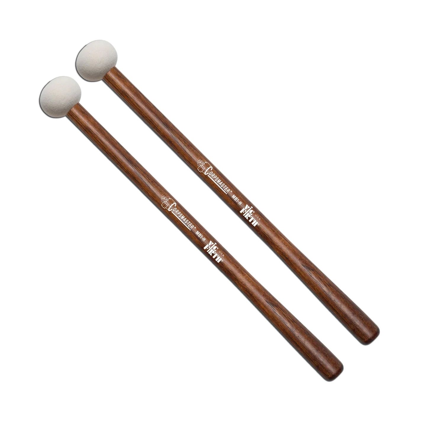 MB1H Corpsmaster® Bass Mallet - Hard, Small Head – 18&quot;-22&quot; Bass Drum