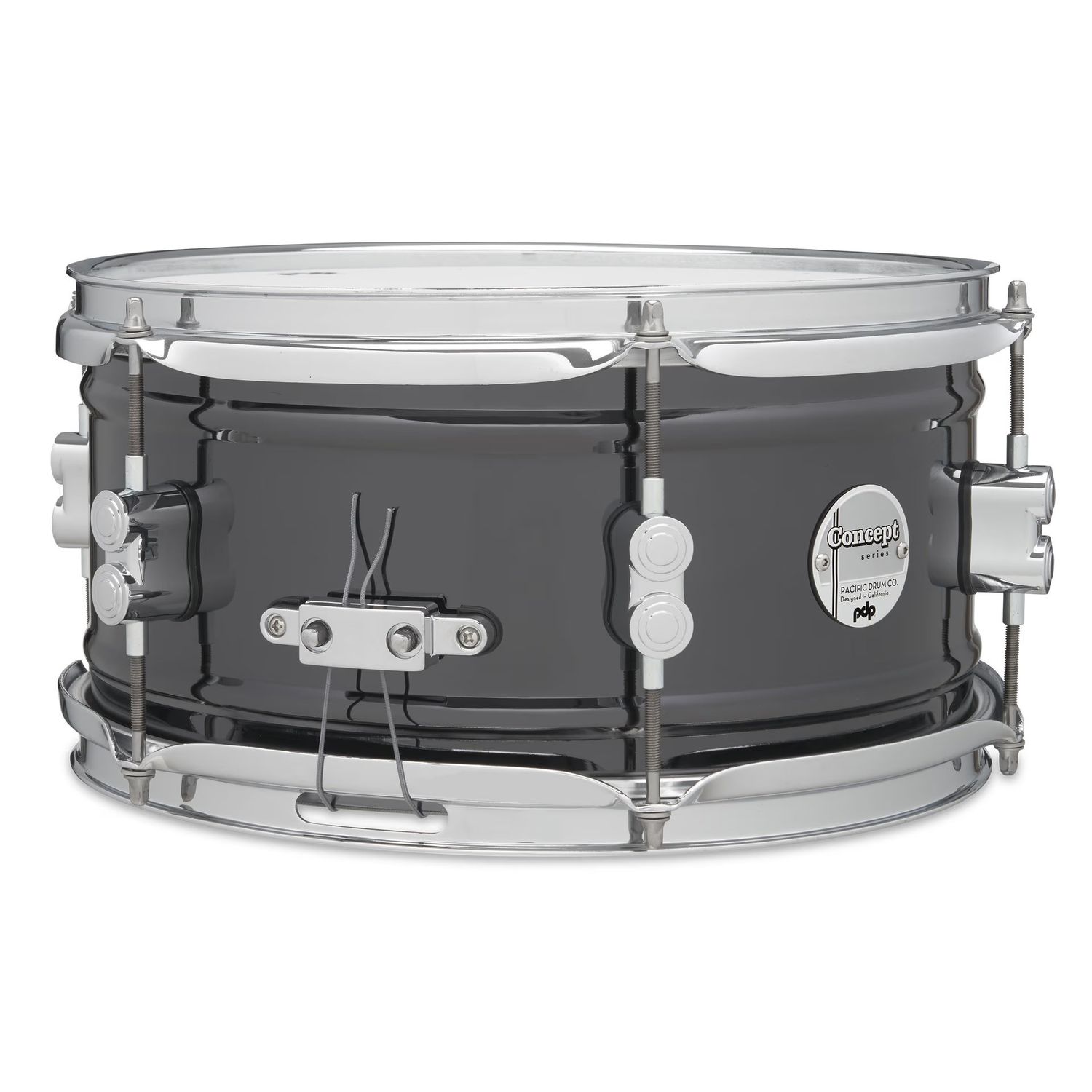 6x12 1mm Black Nickel over Steel with Chrome Hardware