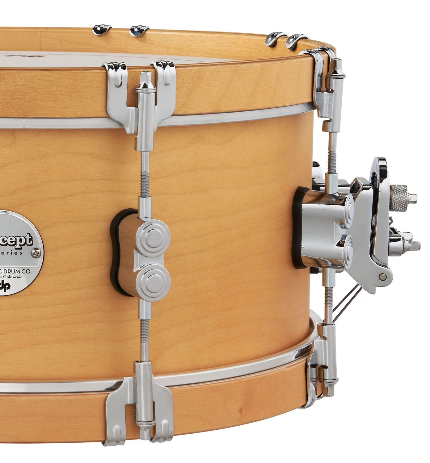 6.5x14 Concept Classic with Natural Finish/Natural Hoops &amp; Chrome Hardware