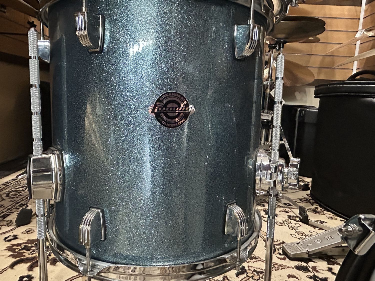 Used Ludwig Breakbeats Drum Set No HDW