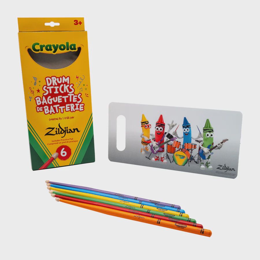 Zildjian x Crayola Kids Drumsticks