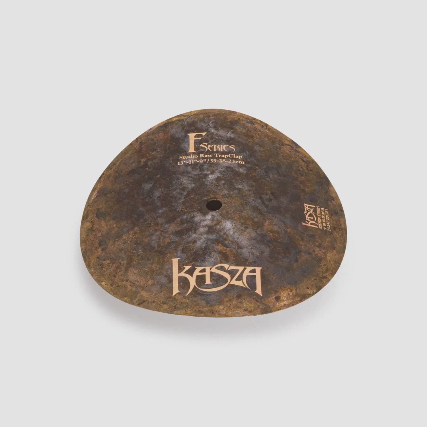 KASZA 13/11/9 Trap Clap Three Cymbal Stack