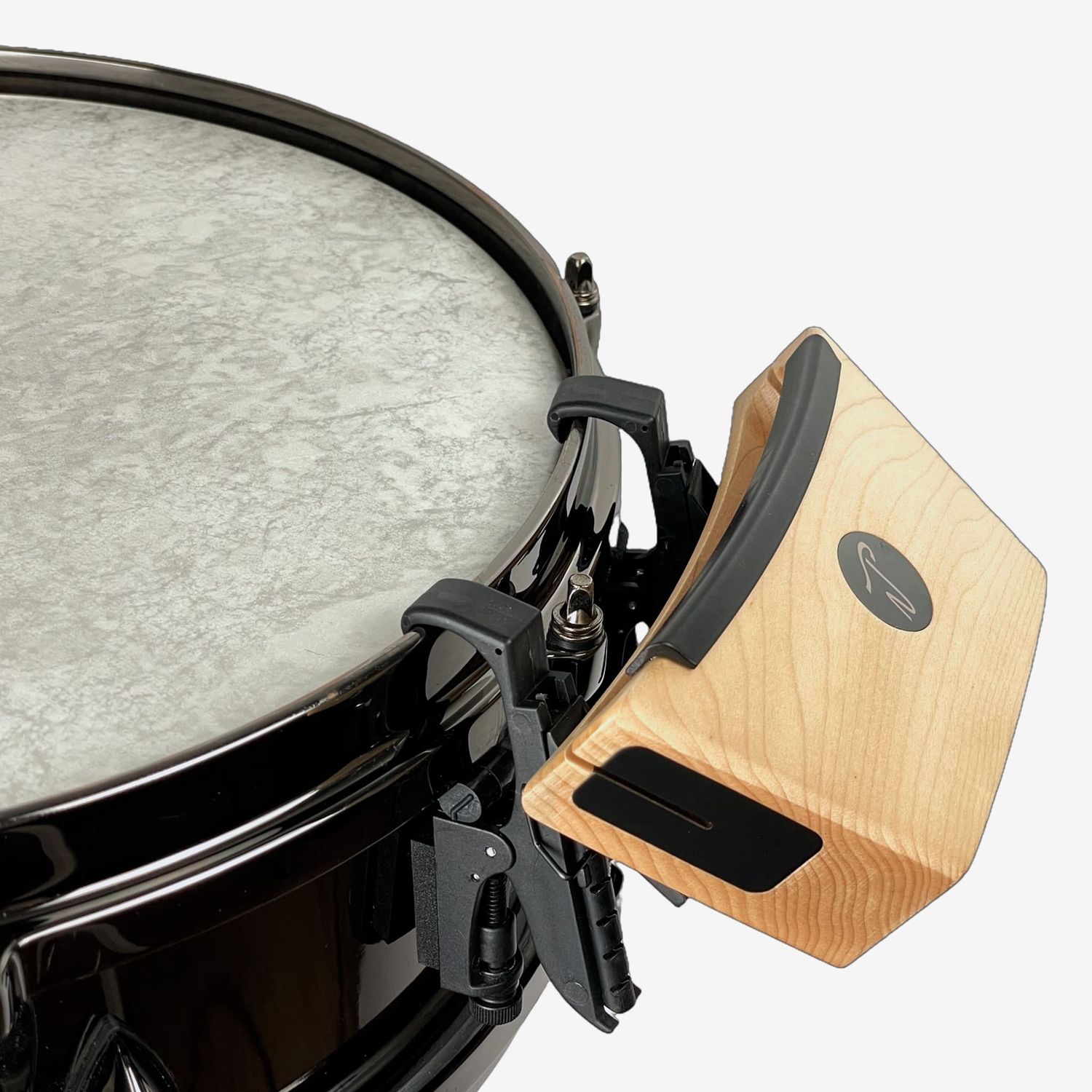 Native Tounge Maple RhymBlock Drum Hoop Mounted Woodblock, 6 Inches